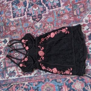 Tobi Embroidery Corset top dress